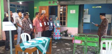 Pelaksanaan PEMILU di Dusun Tanjung Karang